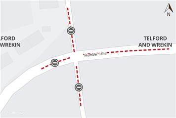 Temporary road closure along Moorhead and Wappenshall Road To Humber Lane