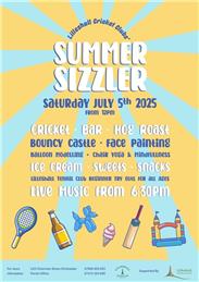 Summer Sizzler this Saturday 5th July 2025